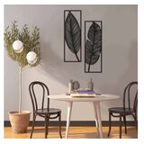 Wallity Set zidnih ukrasa MT-002, 49x73 cm, 1,5 mm, 2 komada, crna | Eponuda.ba