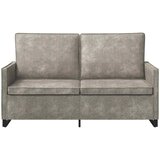  Kauč za dvoje Svjetlosiva 150 x 81 x 82 cm Umjetni sued Slike