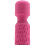 Bodywand Luxe - mini masažni vibrator z možnostjo polnjenja (temno roza) | Shoptok.si