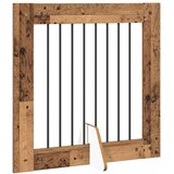  Vrata za pse z stojali 4 pcs Star les 80 x 80 cm Inženirski les, (5000232722) | Shoptok.si