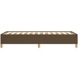  Okvir za krevet bez madraca tamnosmeđi 100x200 cm od tkanine | shoptok.hr