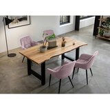 Livetastic Naslanjač Samt, Roza | Shoptok.si