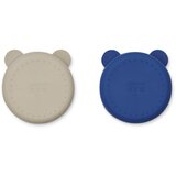 Liewood set 2 deljenih skledic iz silikona connie mist/surf blue mix | Shoptok.si