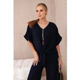 Kesi Włoski Set of blouses with pants navy blue Cijene