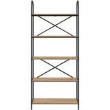  Polica Umjetnički hrast 80 x 30 x 183 cm Konstruirano drvo | Eponuda.com