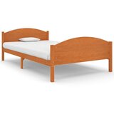 Furnova Posteljni okvir medeno rjav iz trdne borovine 120x200 cm, (21940666) | Shoptok.si