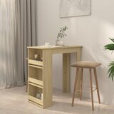  Barski stol sa stalkom boja hrasta 102 x 50 x 103,5 cm drvena | shoptok.hr