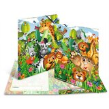Herma mapa s klapo in elastiko Džungla, A3 | Shoptok.si