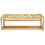  Polica za ručnike zidna 60 x 25 x 20 cm od bambusa | shoptok.hr