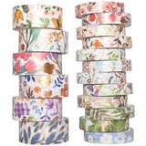 INF Komplet samolepilnih trakov Washi za scrapbooking (18 rolic), (21778814) | Shoptok.si