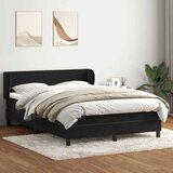 Box spring krevet s madracem crni 160x210 cm baršunasti | Eponuda.ba