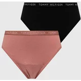 Tommy Hilfiger Menstrualne hlačke 2-pack roza barva, UW0UW05221