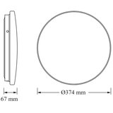 Osram ROUND LED stropna svetiljka sa senzorom, 24W/230V, prečnik 37 cm | Eponuda.com
