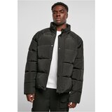 Urban Classics Plus Size Raglan Puffer Jacket black Cene