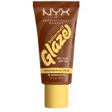 NYX Professional Makeup Buttermelt Glaze Soft Glow Skin Tint SPF30 puder za sve vrste kože 30 ml nijansa 08 Nutmeg Butta | shoptok.hr