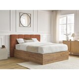 Bobochic Paris Podstavljeni tapecirani/od iverice bračni krevet s prostorom za odlaganje s podnicom 180x200 cm boje terakote Kumo – | shoptok.hr
