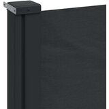 vidaXL Zložljiva stranska tenda črna 220x600 cm | Shoptok.si