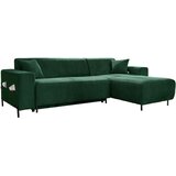 MID.YOU KOTNA SEDEŽNA GARNITURA, rebrasti žamet temno zelena | Shoptok.si