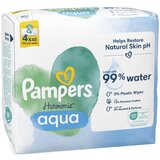 Pampers vlažilni robčki Harmonie Aqua 4 x 48 kos | Shoptok.si