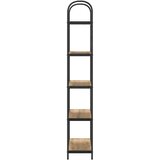 vidaXL Polica hrast artisan 80 x 30 x 183 cm Konstruirano drvo | shoptok.hr