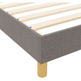  Taupe posteljni okvir 200x200 cm iz blaga, (22049576) | Shoptok.si