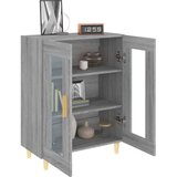 vidaXL Komoda siva sonoma 69,5x34x90 cm inženirski les | Shoptok.si