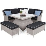  Termoli kutni set u bijeloj/sivoj boji | shoptok.hr