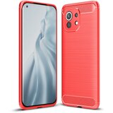  Ovitek za Xiaomi Mi 11 5G | Carbon vzorec | Rdeč | Shoptok.si