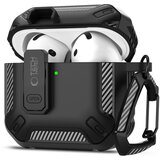 TECH-PROTECT OVITEK ZA OVITEK CARBONOX ZA APPLE AIRPODS 4 ČRN, (22006360) Cene