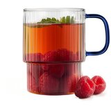 Vialli Design Plave staklene šalice u setu 2 kom za cappuccino 350 ml Livio – | shoptok.hr