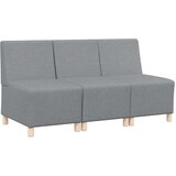  Modularna sofa bez naslona 3 pcs Svijetlo siva 55 x 74 x 82 cm | shoptok.hr