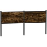  Uzglavlje dimljena boja hrasta 160 cm konstruirano drvo i čelik | shoptok.hr