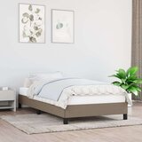  Posteljni okvir taupe 100x200 cm blago, (20724758) Cene
