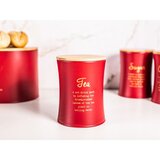 Altom design stožasta posuda za čaj s bambusovim poklopcem crvena, dekor TEA - 0204018414 | shoptok.hr