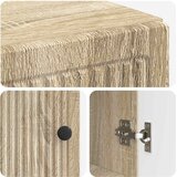  Kabinetska WC EDE Hrast sonoma 66 x 25,5 x 190 cm | shoptok.hr