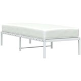 vidaXL Kovinski posteljni okvir bel 75x190 cm | Shoptok.si