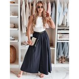 DStreet Spódnico-spodnie z paskiem FLOWES granatowe | shoptok.hr