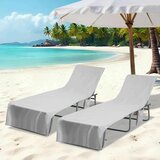 vidaXL Brisače za ležalnik 2 pcs Siva 210 x 75 cm Cene