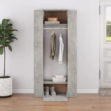  Omarići za hodnik 2 kom siva boja betona od konstruiranog drva | shoptok.hr