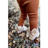 Boto Girls' Warm Snow Boots With Bows Beige Meriva | Shoptok.si