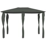  Sjenica s navlakama za stupove 3 x 4 x 2,6 m antracit 160 g/m² | shoptok.hr