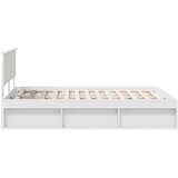 Krevetna konstrukcija Bijelo 140 x 190 cm Konstruirano drvo | shoptok.hr