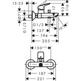 Hansgrohe enoročna armatura za kad LOGIS (71400000) | Shoptok.si