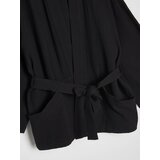 Sinsay Pamučni kimono s tkanim pojasom | shoptok.hr