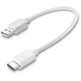 Cellular Line Kabel USB-A na USB-C, 15cm, Bijeli, (8018080295720) Cijene