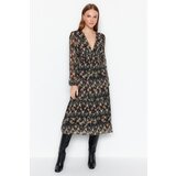 Trendyol Multi Color Midi Chiffon Lined Dress | Shoptok.si