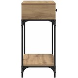  Konzolna stolica s ladicama hrast artisan 75 x 34,5 x 75 cm | Eponuda.com