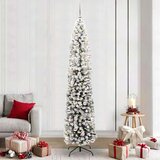 vidaXL Umestno božično drevo Zelena 240 cm PVC in Jeklo in Plastika | Shoptok.si
