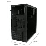 LC Power 2014 MB mikro ATX kućište, crno | Eponuda.ba