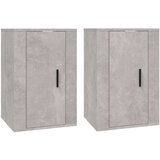  Zidni TV ormarići 2 kom siva boja betona 40 x 34 5 x 60 cm | shoptok.hr